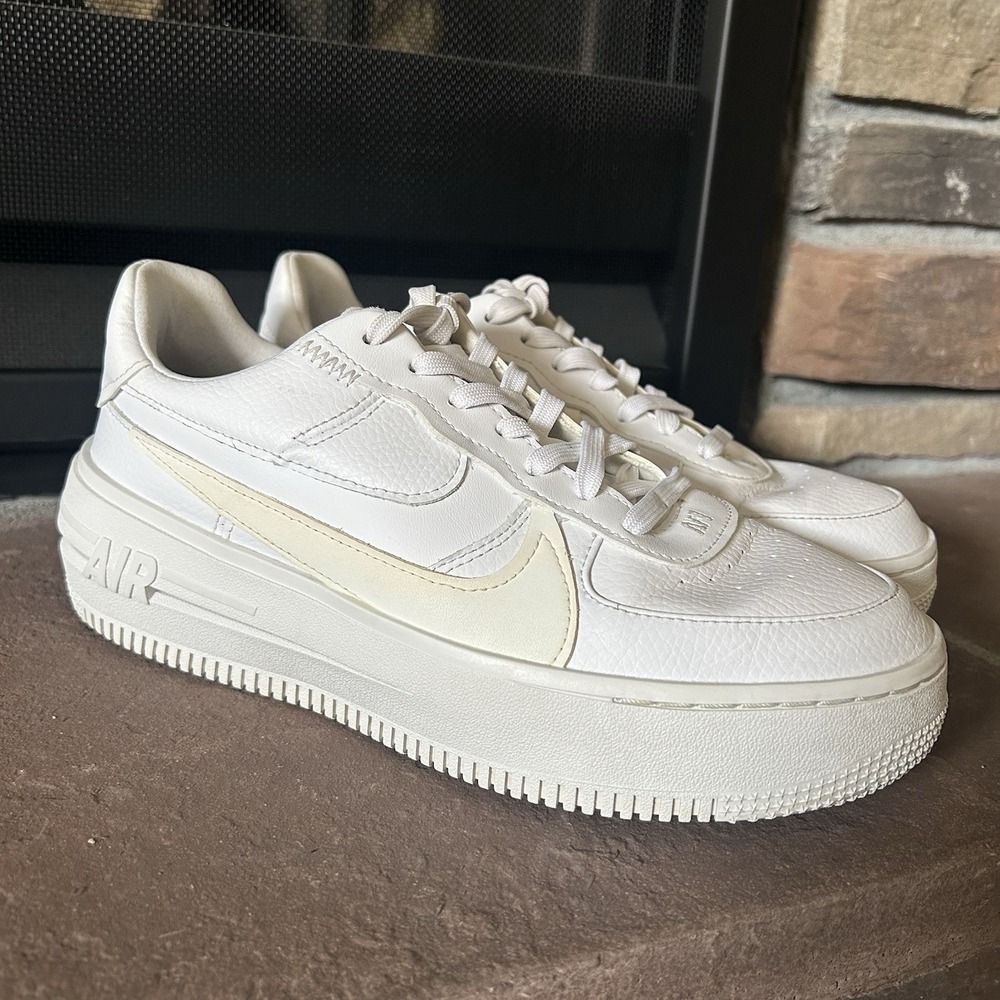 Nike Air Force 1 PLT.AF.ORM Sneakers‎ Shoes, ~Women's 8~ DJ9946-100 Summit White